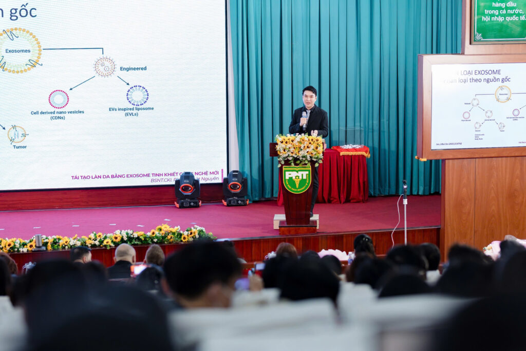 Báo cáo viên BS CKI Phạm Nhật Nguyên thu hút sự chú ý lớn của giới chuyên môn khi trình bày báo cáo tại Hội thảo khoa học: "Tái sinh làn da & Điều hoà sắc tố: Bio-hacking chiến lược mới trong ứng dụng điều trị" 2 Tái sinh làn da & Điều hoà sắc tố: Bio-hacking chiến lược mới trong ứng dụng điều trị